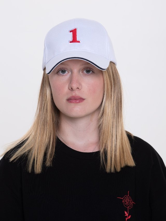 "1" Original Limited edition Cap in White - One Clothing Co._Faith - Based Apparel_Christian Streetwear