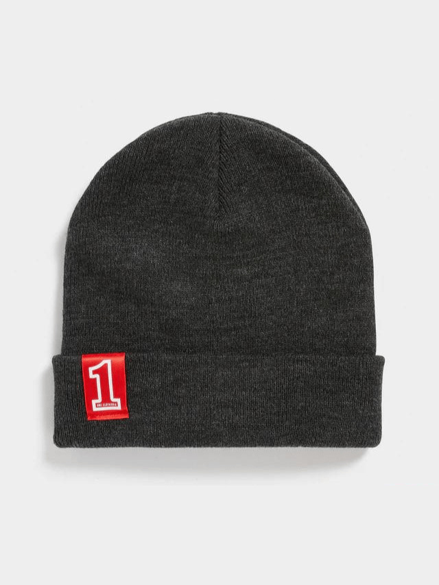 Black "1" Original - Beanie - One Clothing Co._Faith - Based Apparel_Christian Streetwear