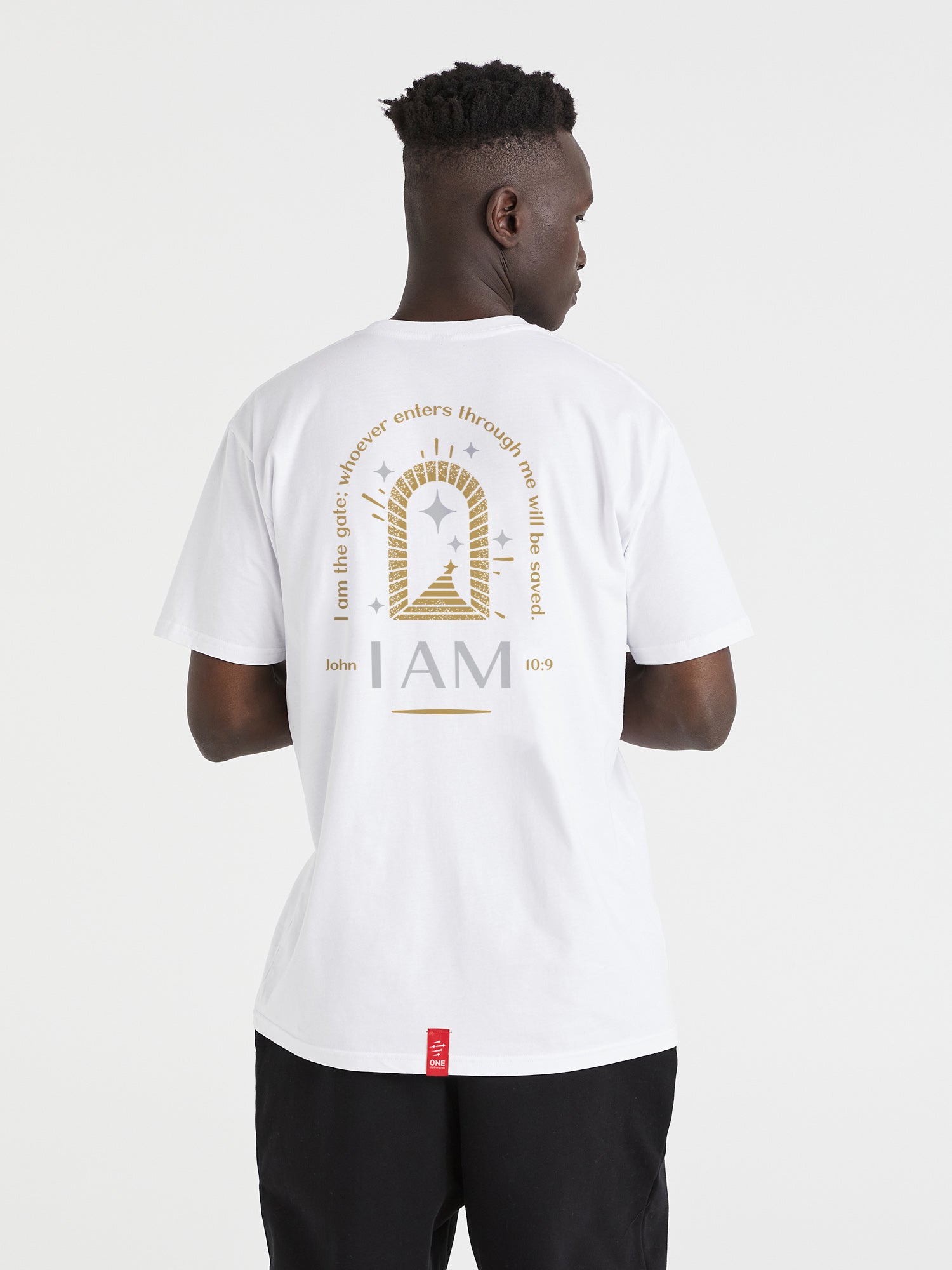 I AM - White Tee - One Clothing Co._Faith - Based Apparel_Christian Streetwear