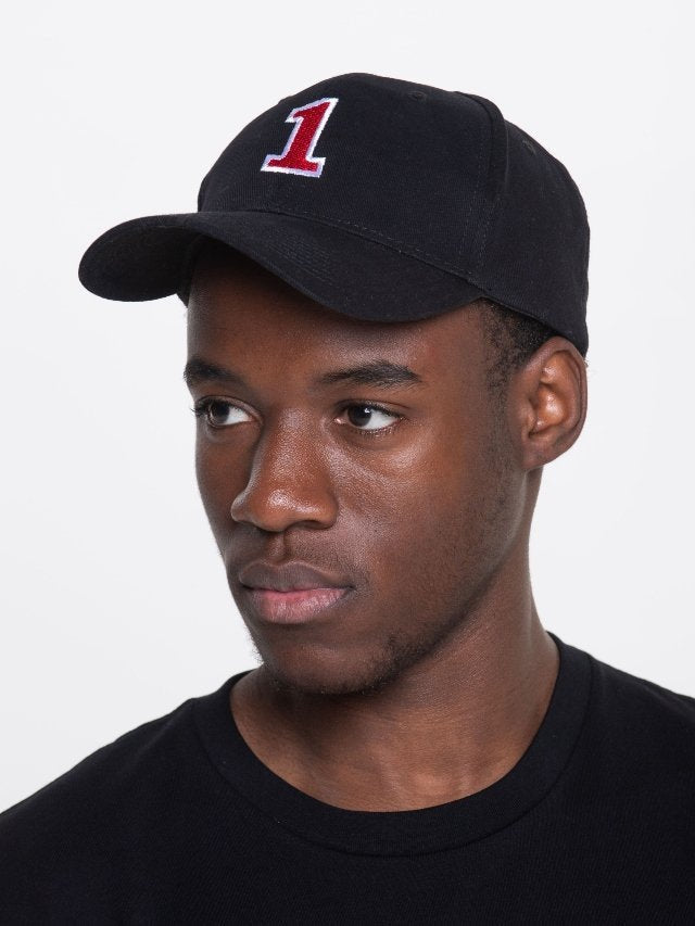 "1" Original Limited edition Cap Black - One Clothing Co._Faith - Based Apparel_Christian Streetwear