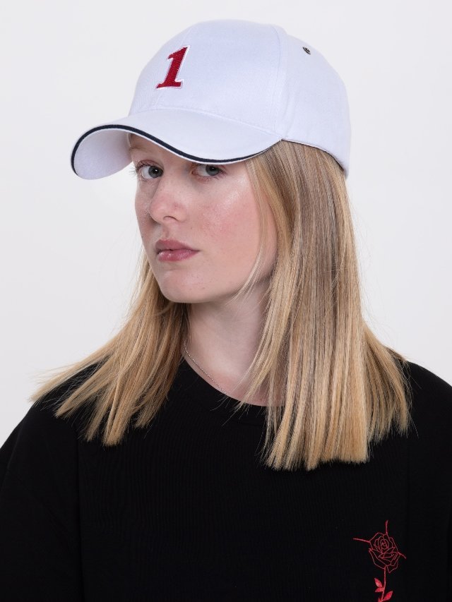 "1" Original Limited edition Cap in White - One Clothing Co._Faith - Based Apparel_Christian Streetwear