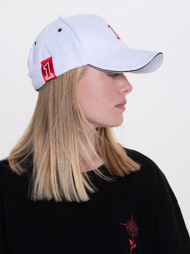 "1" Original Limited edition Cap in White - One Clothing Co._Faith - Based Apparel_Christian Streetwear