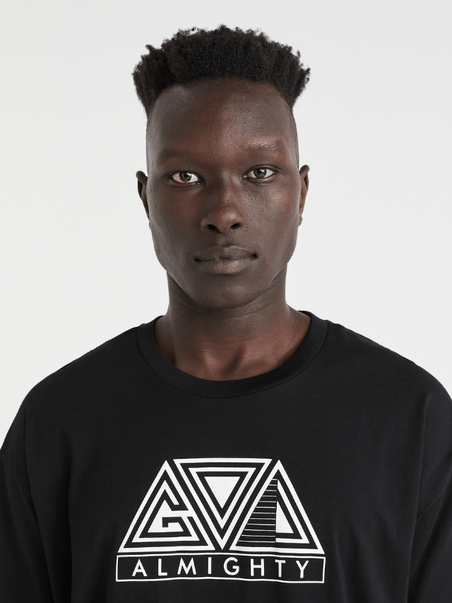 God Almighty - Black Tee - One Clothing Co._Faith - Based Apparel_Christian Streetwear