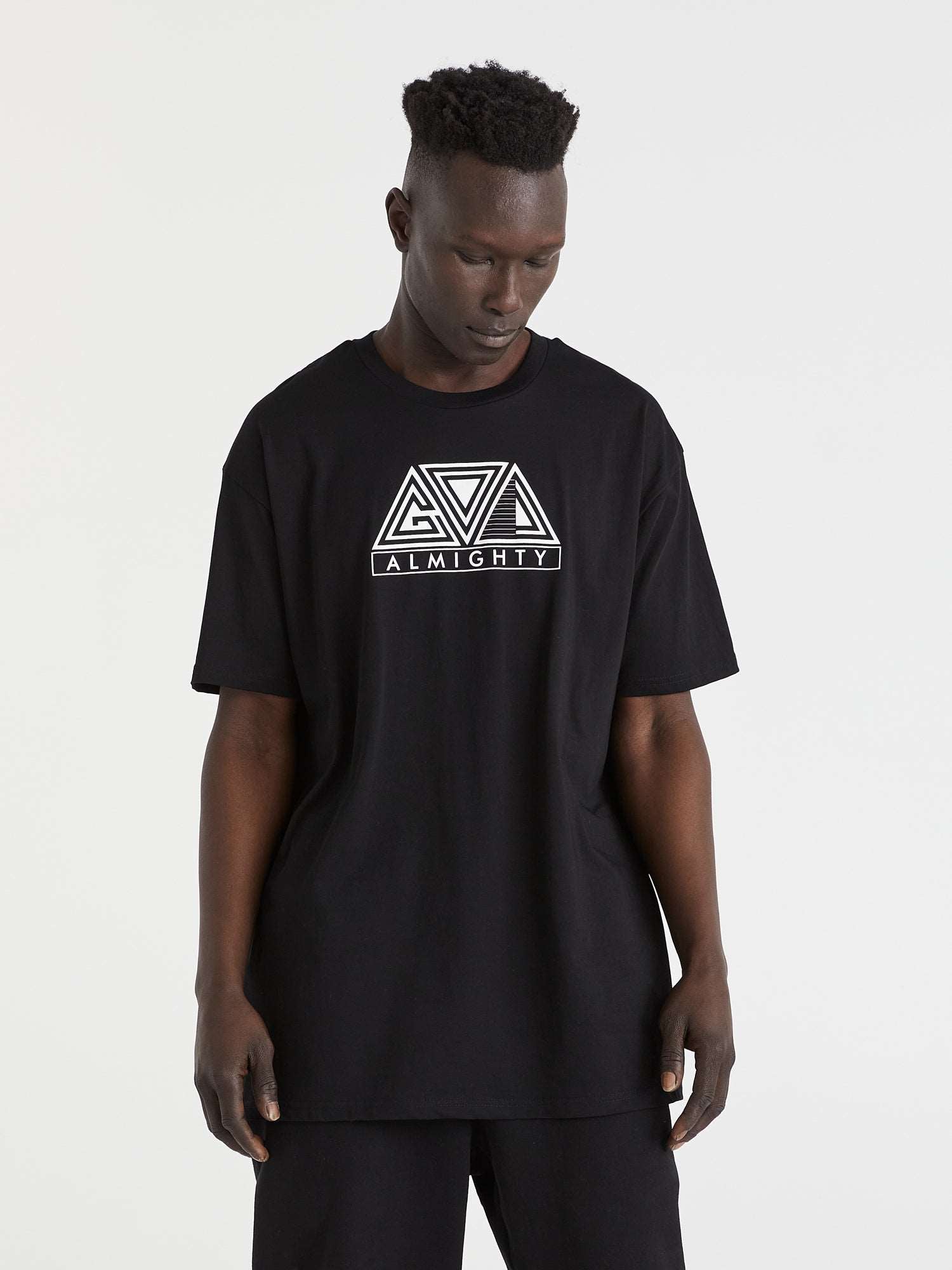 God Almighty - Black Tee - One Clothing Co._Faith - Based Apparel_Christian Streetwear