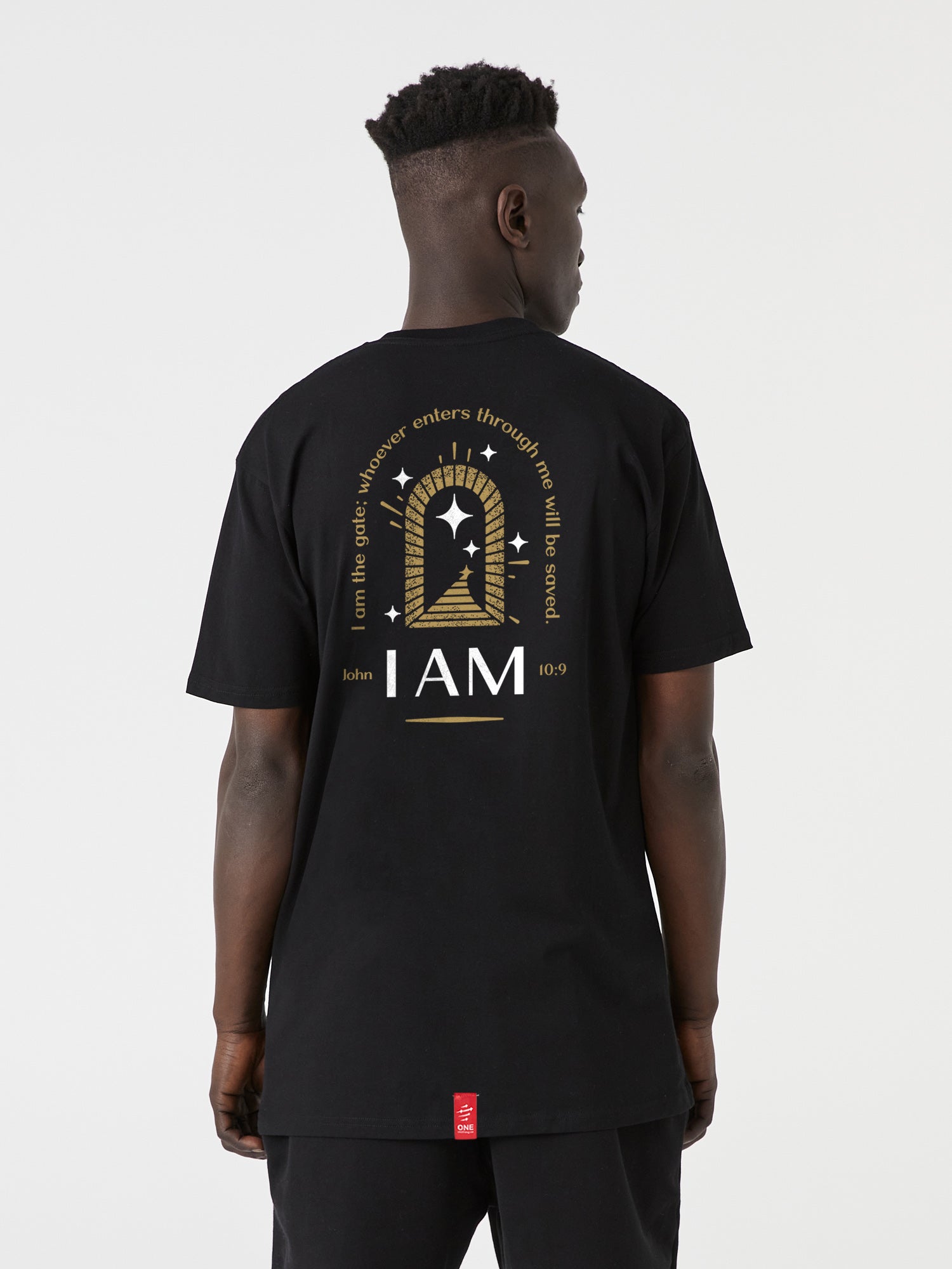 I AM - Black Tee - One Clothing Co._Faith - Based Apparel_Christian Streetwear