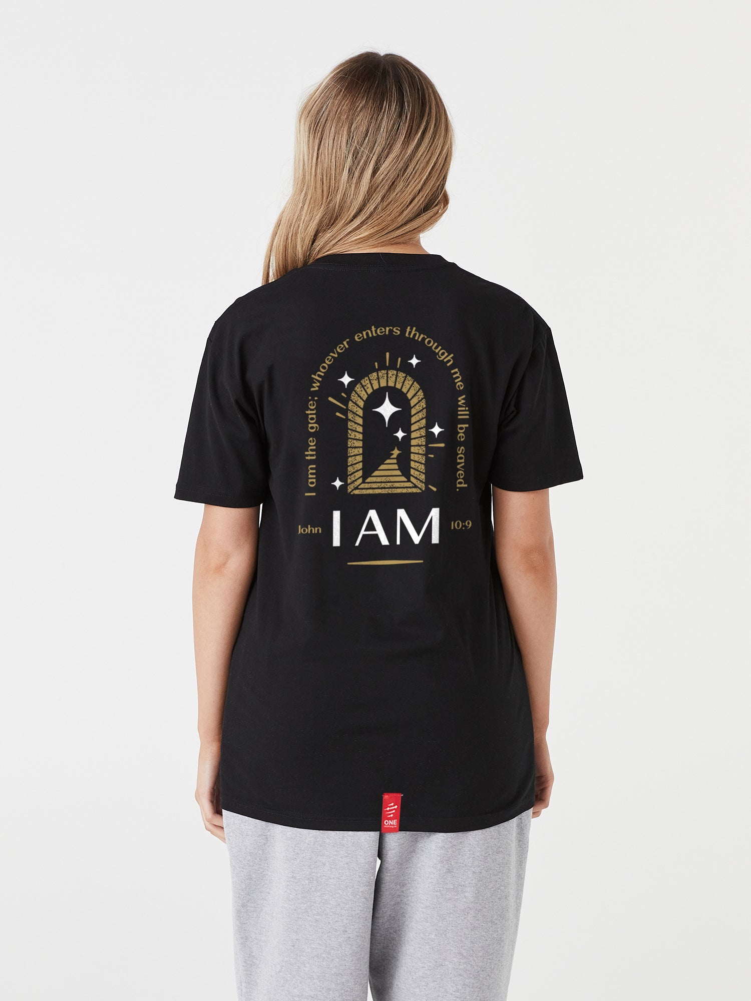 I AM - Black Tee - One Clothing Co._Faith - Based Apparel_Christian Streetwear
