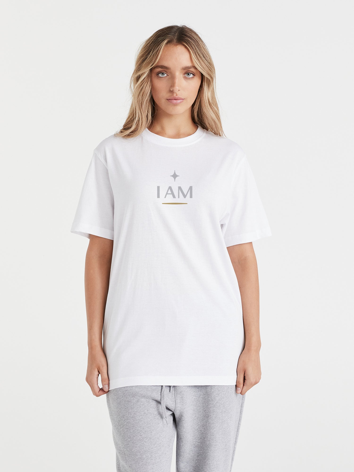 I AM - White Tee - One Clothing Co._Faith - Based Apparel_Christian Streetwear