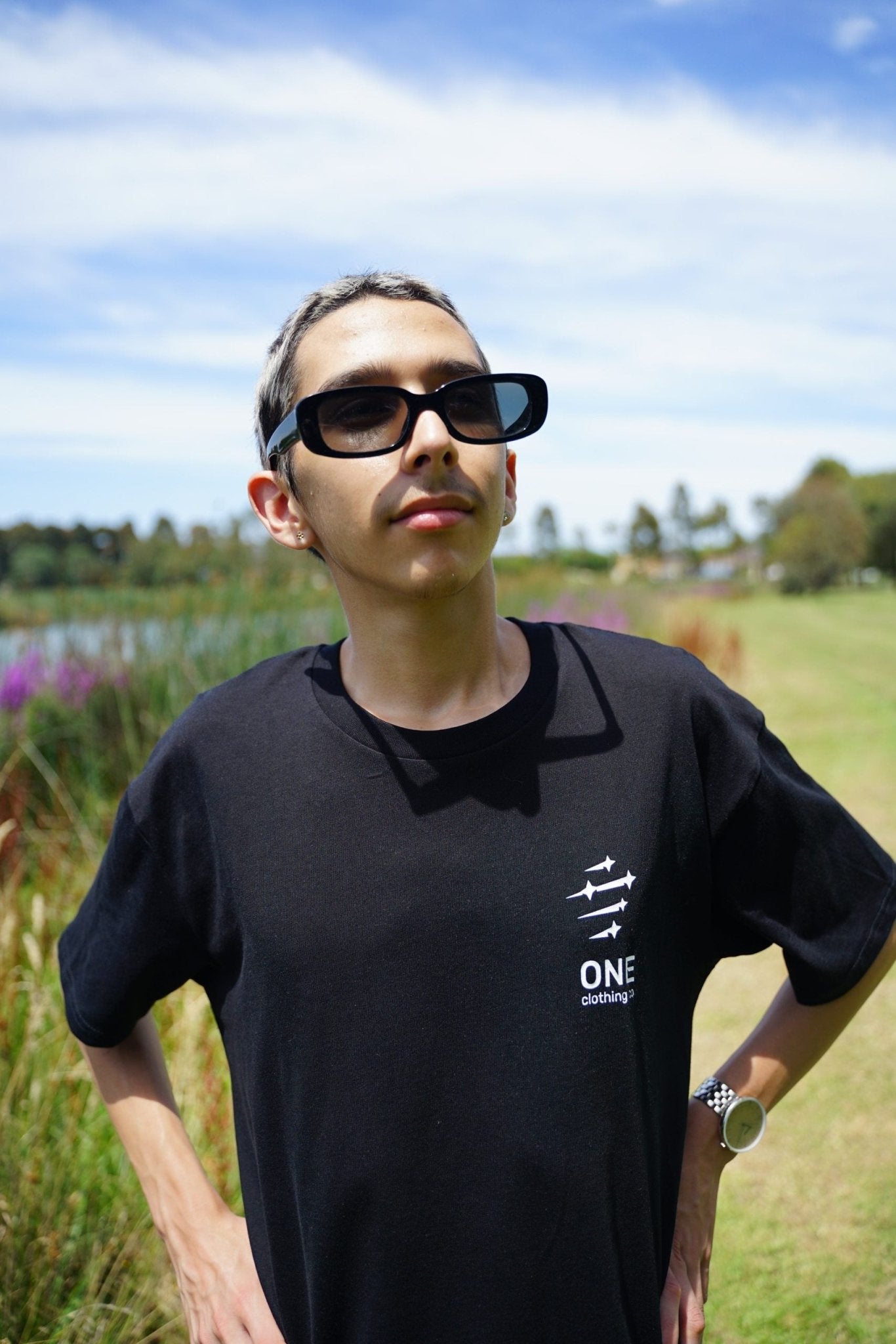 One Clothing Co Black Knight Tee - One Clothing Co._Faith - Based Apparel_Christian Streetwear
