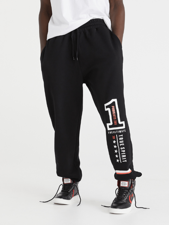 One Clothing - Original Brand - Black Trackies - One Clothing Co._Faith - Based Apparel_Christian Streetwear