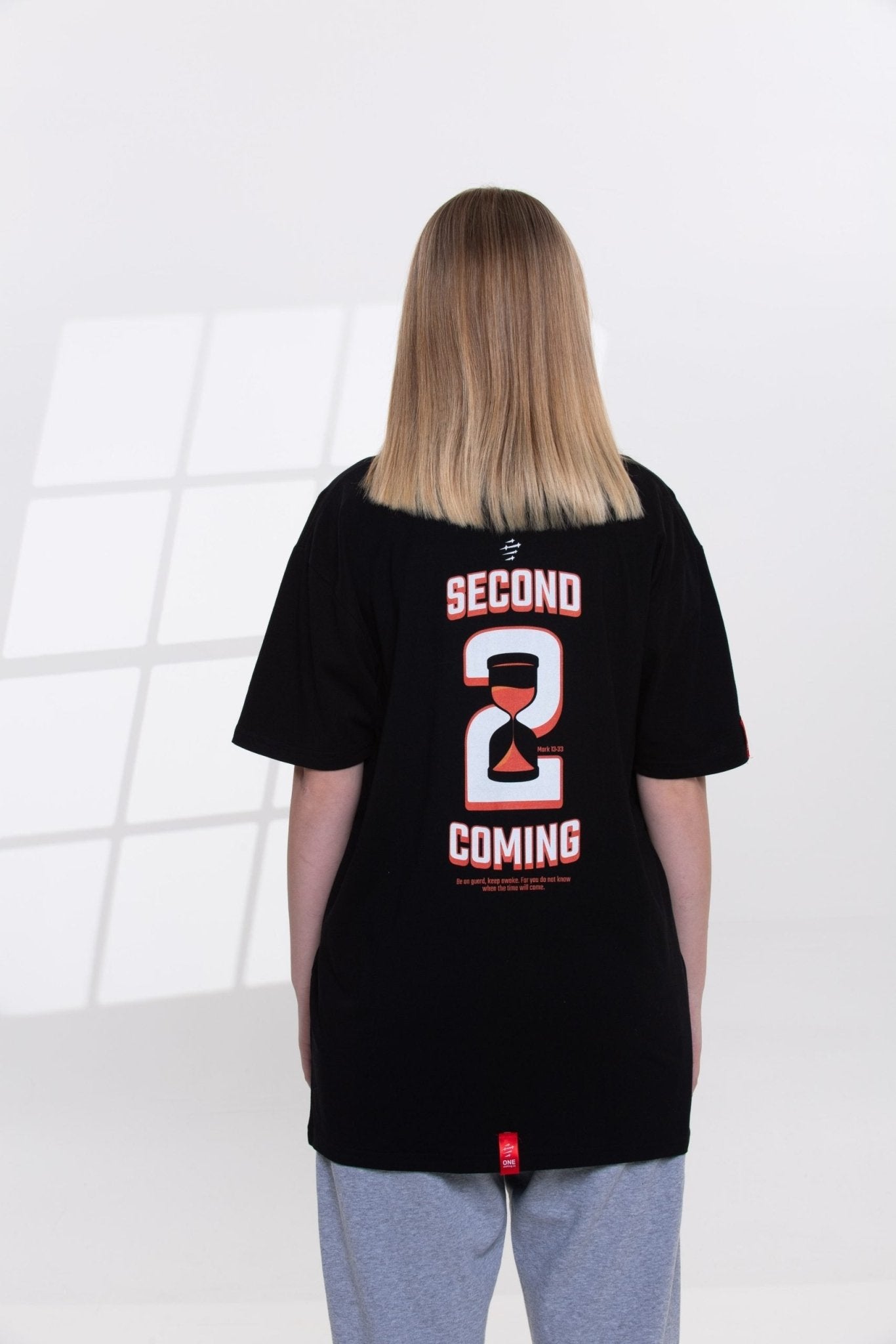 Second Coming Black Tee Women - One Clothing Co._Faith - Based Apparel_Christian Streetwear