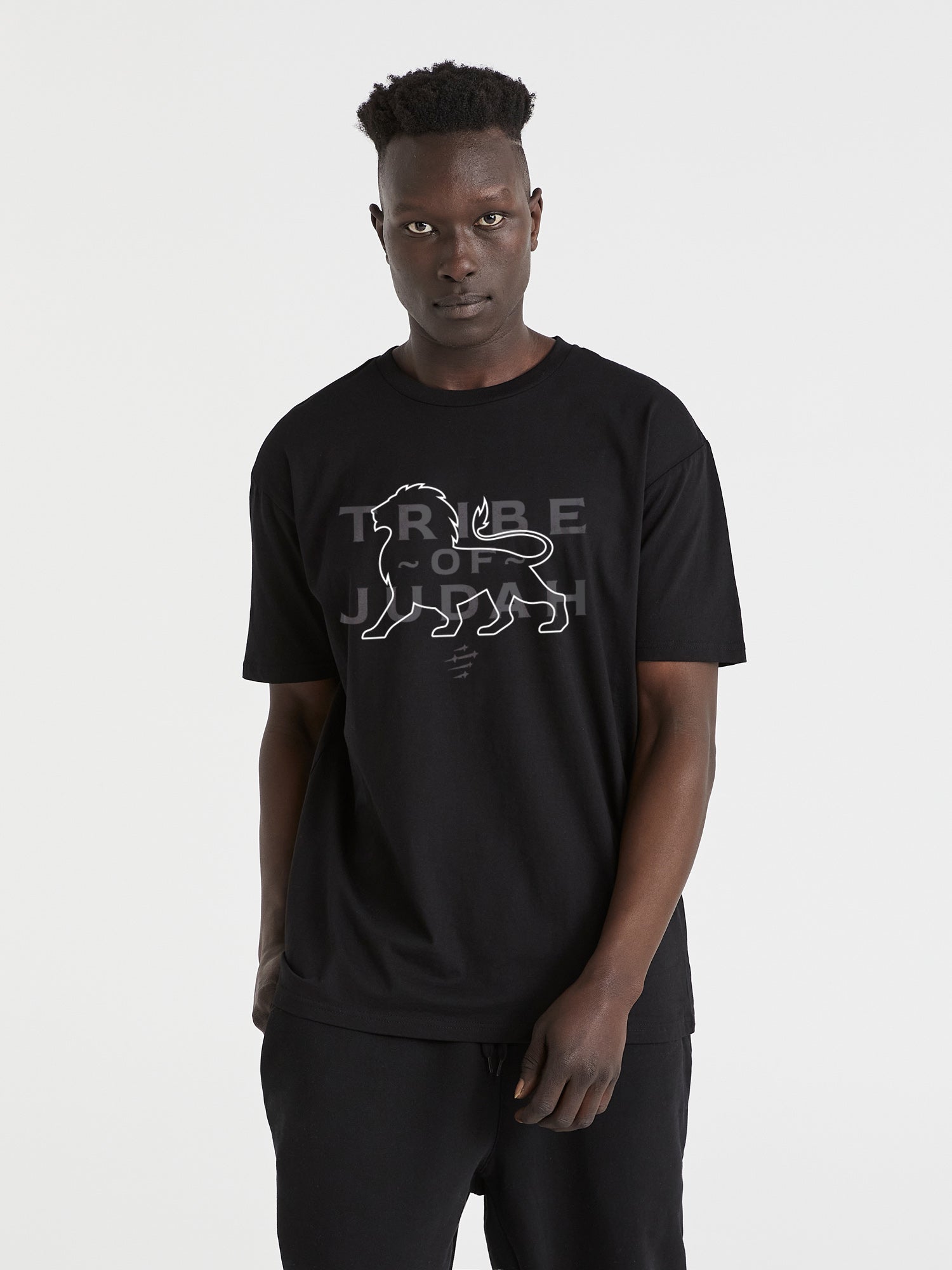 Tribe of Judah - Black Tee - One Clothing Co._Faith - Based Apparel_Christian Streetwear