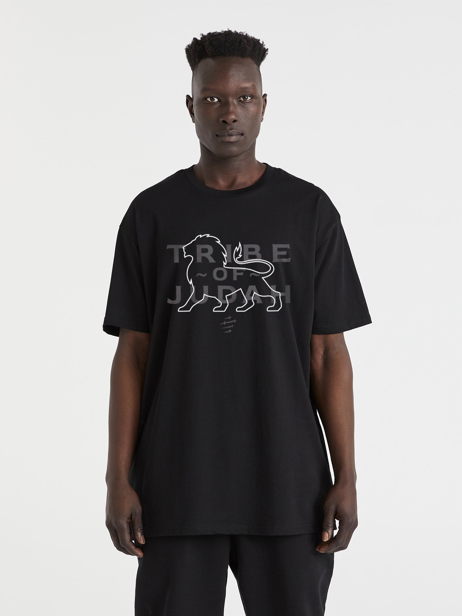 Tribe of Judah - Black Tee - One Clothing Co._Faith - Based Apparel_Christian Streetwear