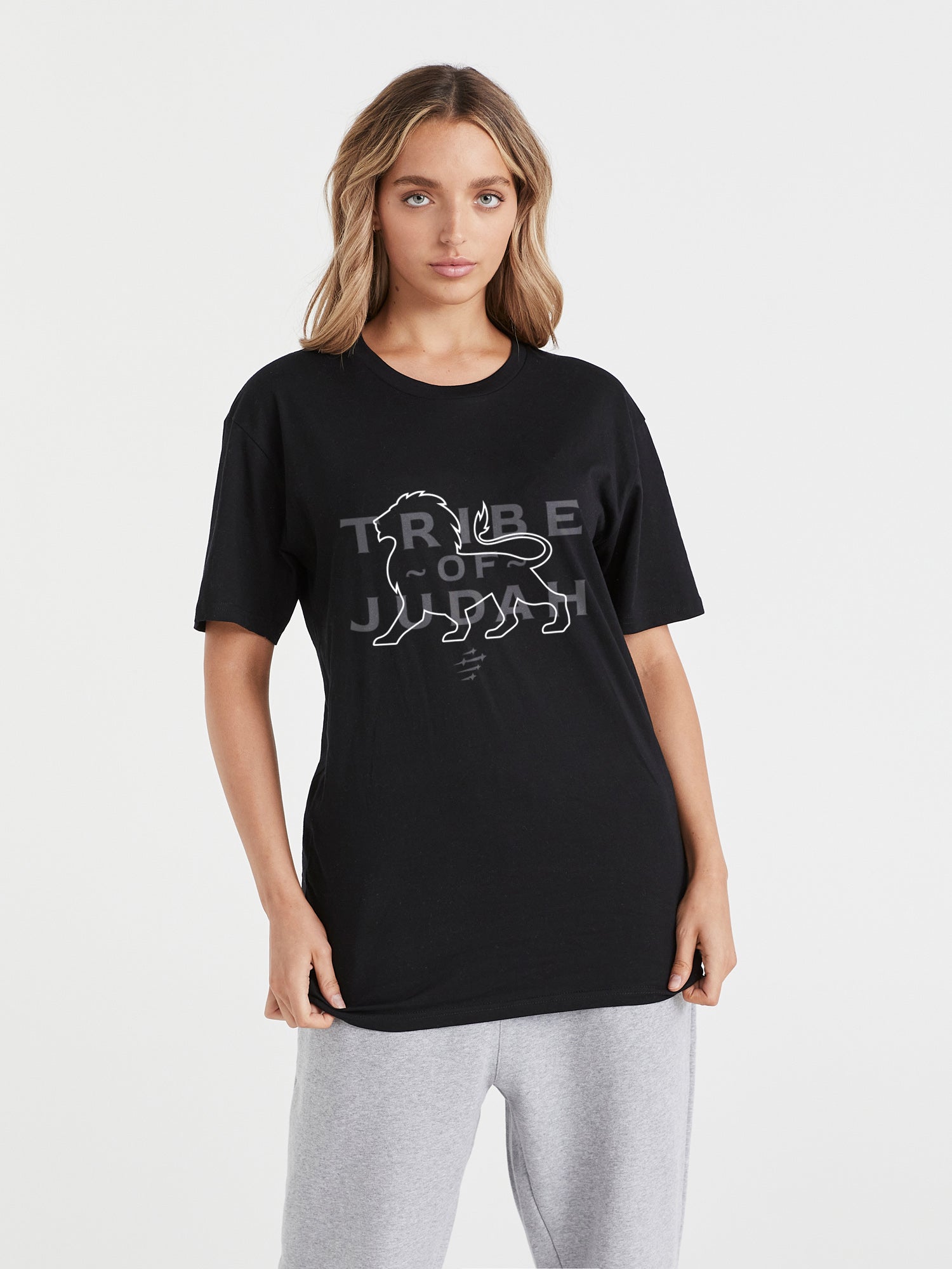 Tribe of Judah - Black Tee - One Clothing Co._Faith - Based Apparel_Christian Streetwear
