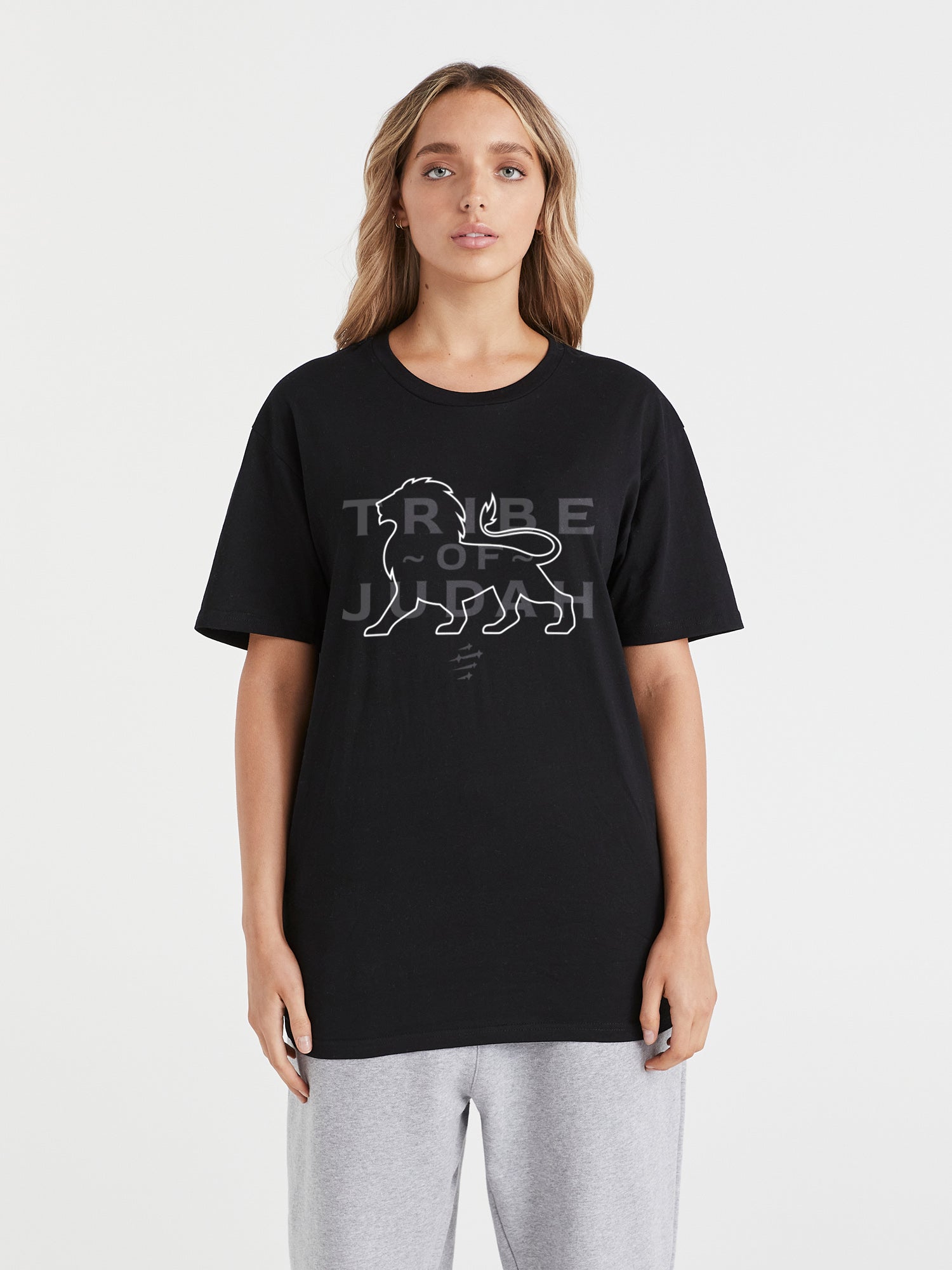 Tribe of Judah - Black Tee - One Clothing Co._Faith - Based Apparel_Christian Streetwear