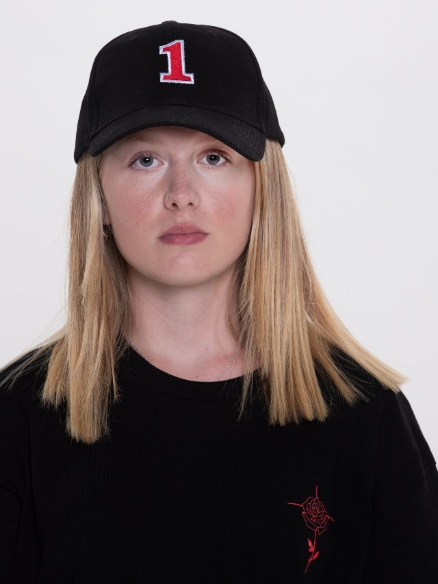 Women "1" Original Limited edition Cap in Black - One Clothing Co._Faith - Based Apparel_Christian Streetwear